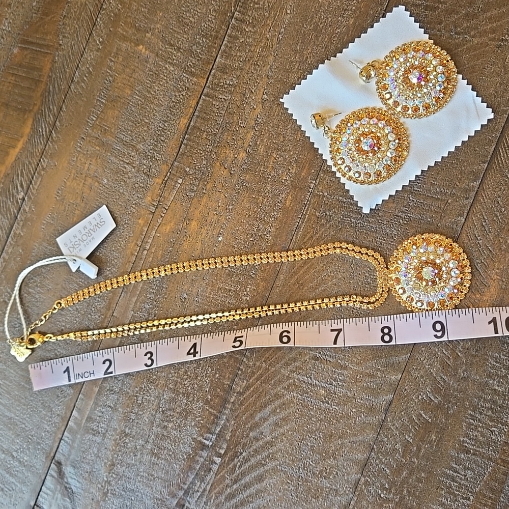 NWT RARE Swarovski Crystal Necklace - Picture 8 of 9